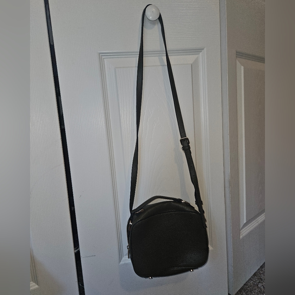Dark green cross body "A New Day" smaller purse